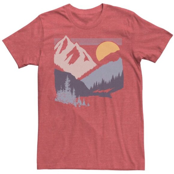 Zuni Tops - Zuni Fifth Sun Men's Generic Witty Graphic T-Shirt Red L NWT